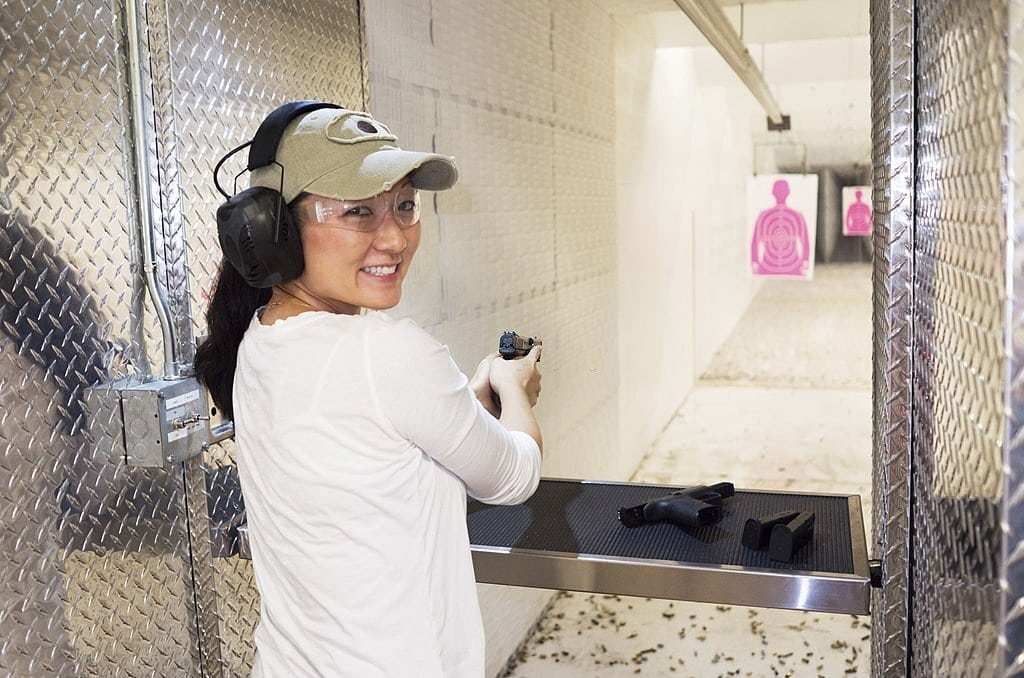 Indoor Range Training Pink Target - 10 Life-Saving Tips for Women Who Carry Concealed - Concealed Handgun License Texas